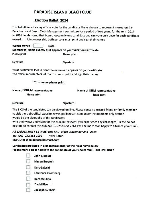 2014 Absentee Ballott